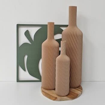 'Bottle' houten vaas